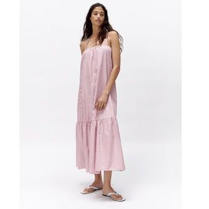 Stripped Poplin Dress Size S NWT